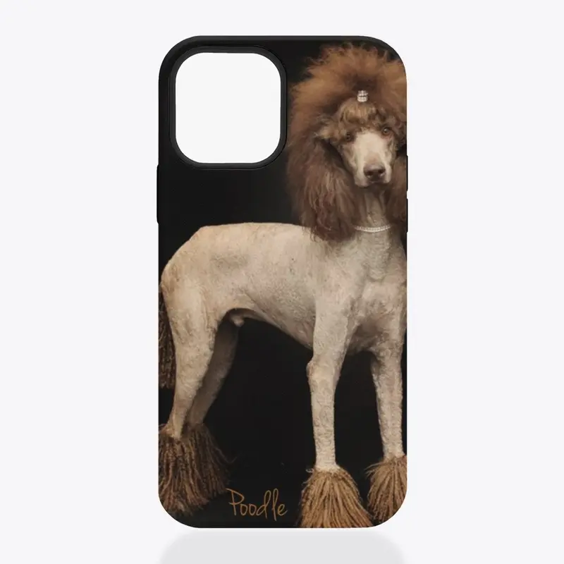 Black Poodle iPhone Case